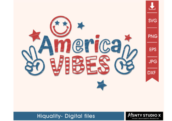 America Vibes SVG for Real Embroidery Projects