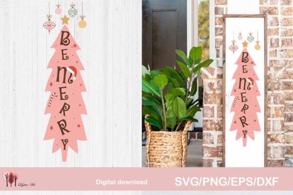 Be Merry Porch Sign SVG PNG Review