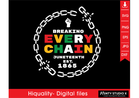 Breaking Every Chain Svg, Juneteenth Svg Review