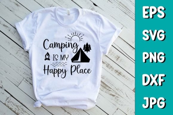 Camping is My Happy Place - Camping SVG Review
