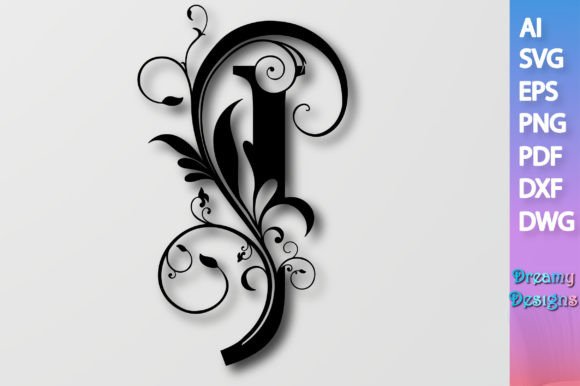 Floral Alphabet J SVG Review for Embroidery Projects