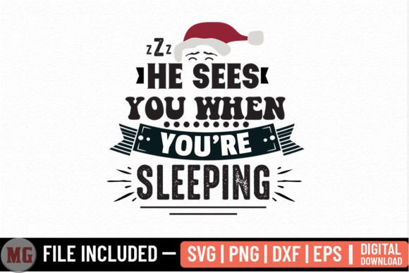 He Sees You When You're Sleeping SVG Review