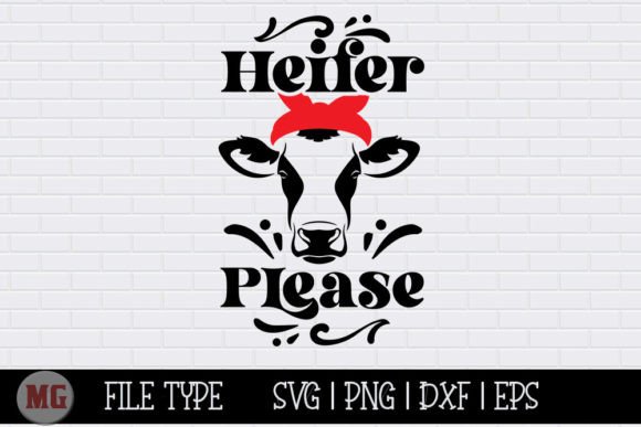 Heifer Please SVG Review for Embroidery Projects