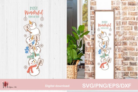 Snowman Porch Sign SVG PNG Review