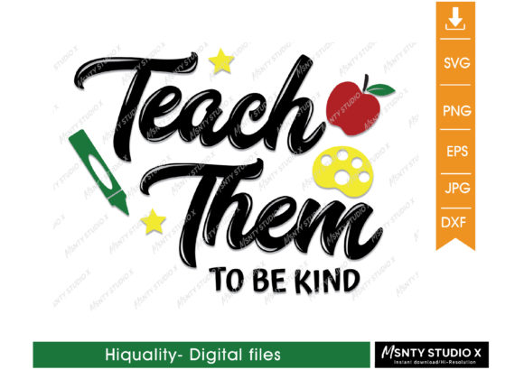 Teach Them to Be Kind Svg, Teacher Life Review